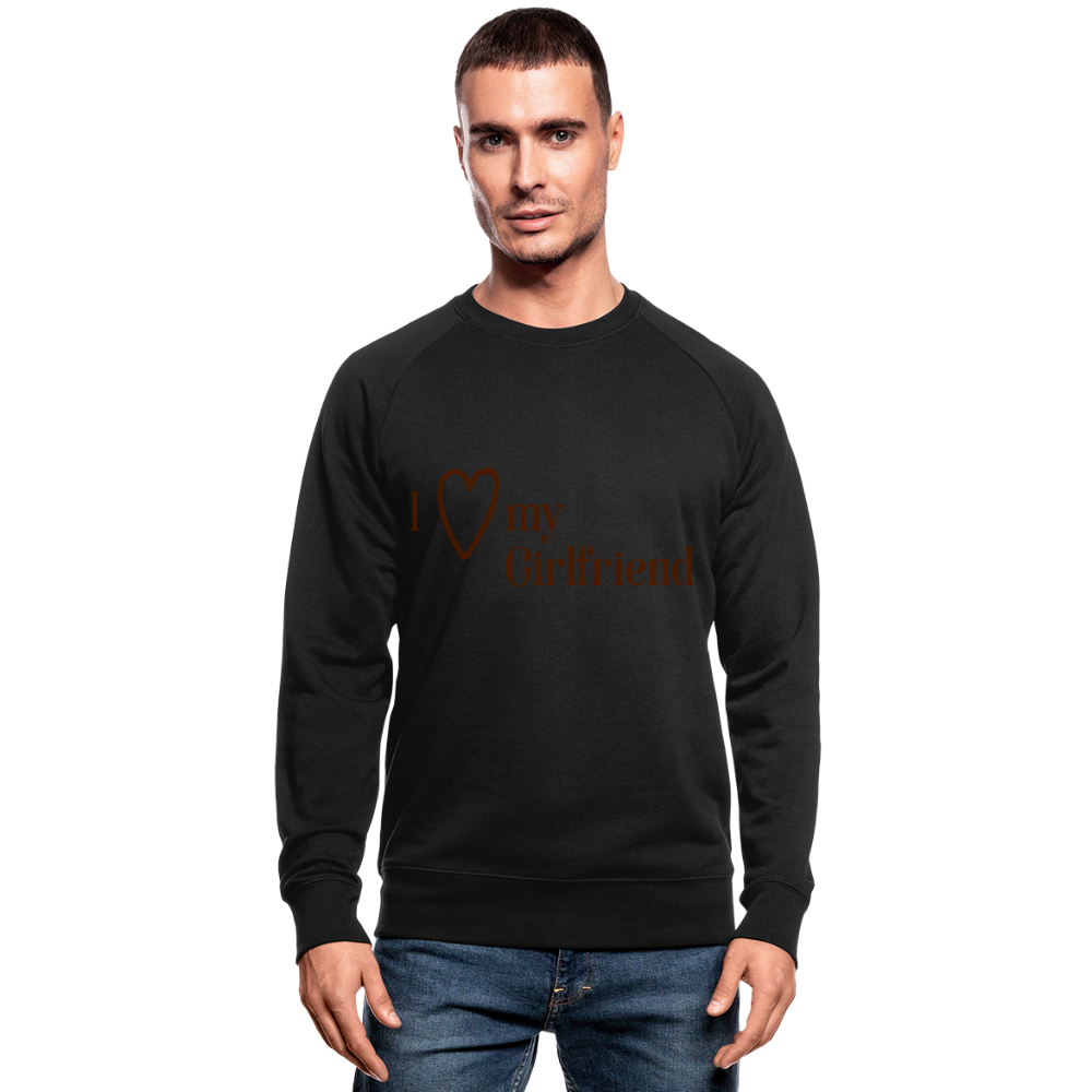 Sudadera ecológica de Stanley & Stella"Love my Girlfriend" - black