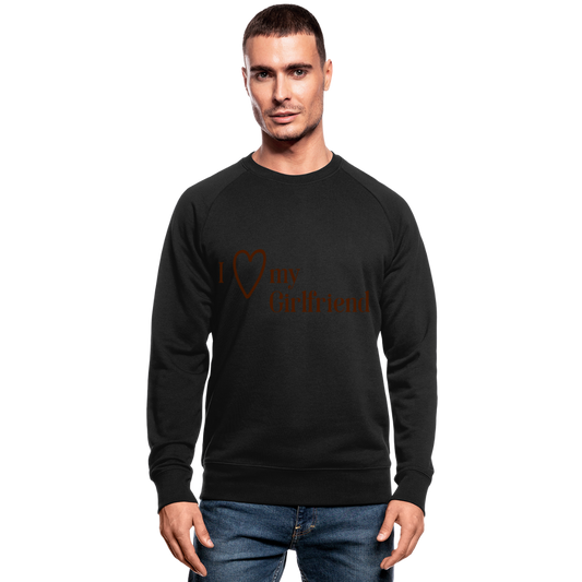 Sudadera ecológica de Stanley & Stella"Love my Girlfriend" - black