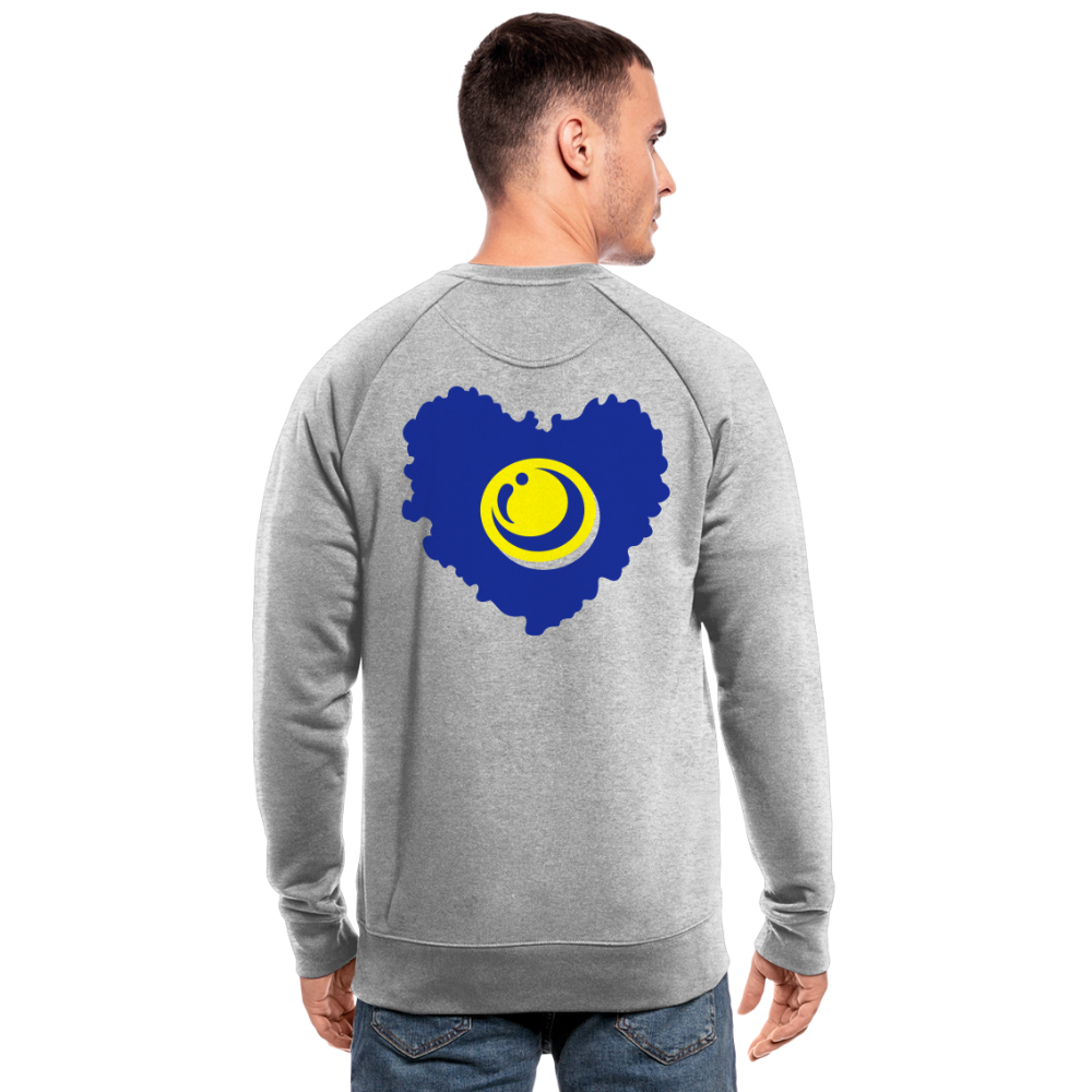 Sudadera ecológica de Stanley & Stella"Love my Girlfriend" - heather grey