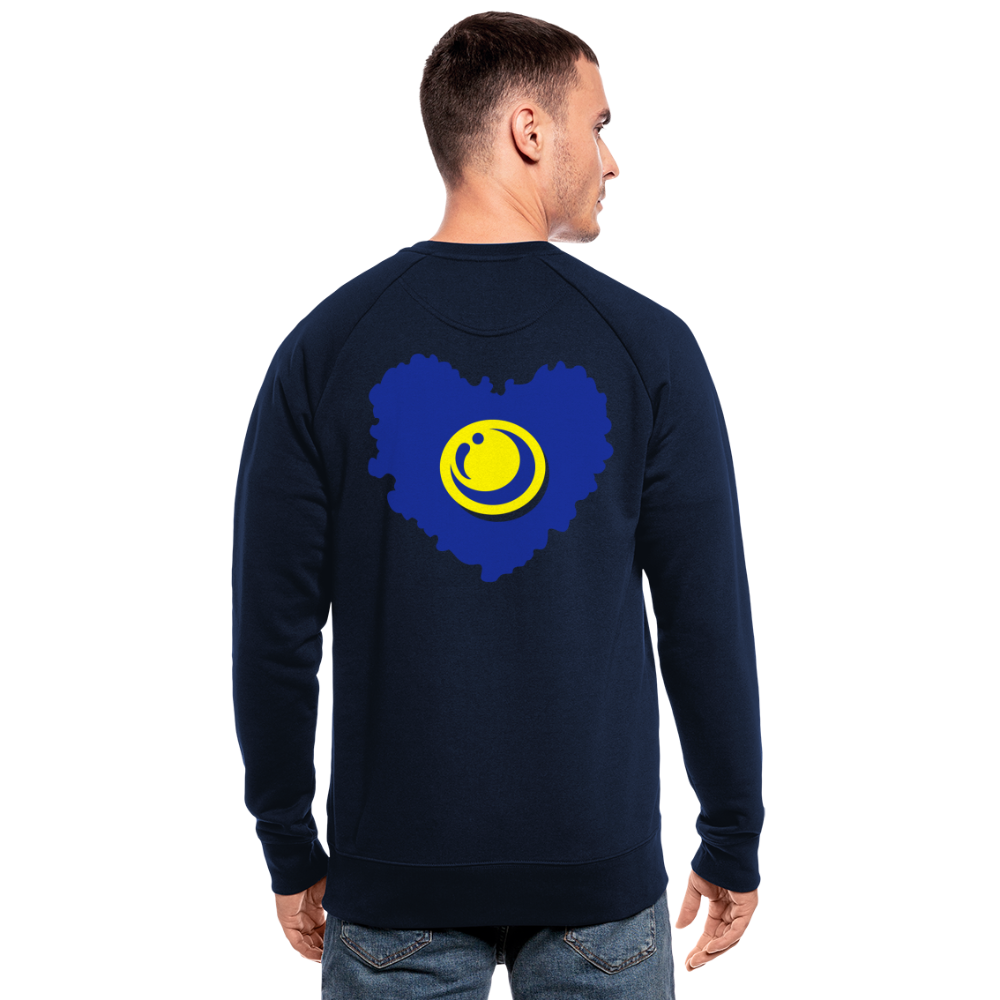 Sudadera ecológica de Stanley & Stella"Love my Girlfriend" - navy