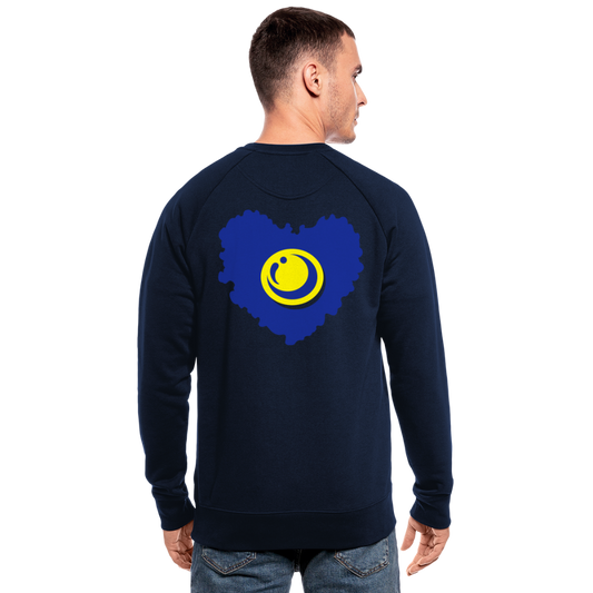 Sudadera ecológica de Stanley & Stella"Love my Girlfriend" - navy