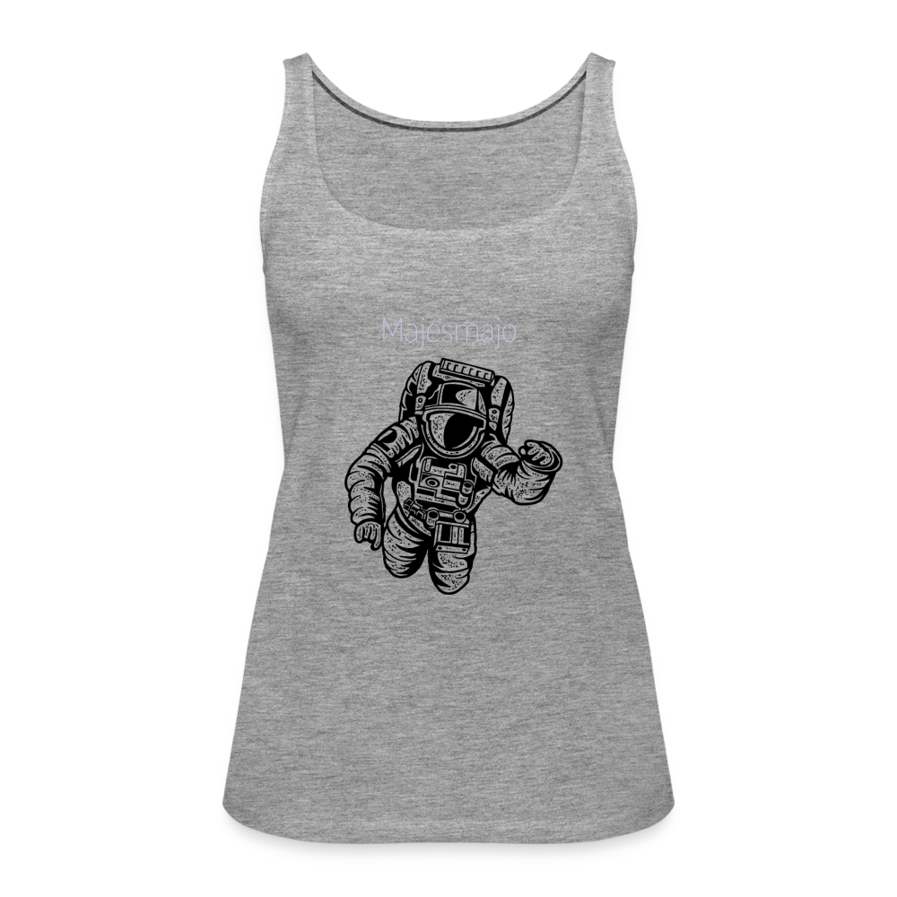 Camiseta de tirantes premium"Majesmajo astronaut" - heather grey