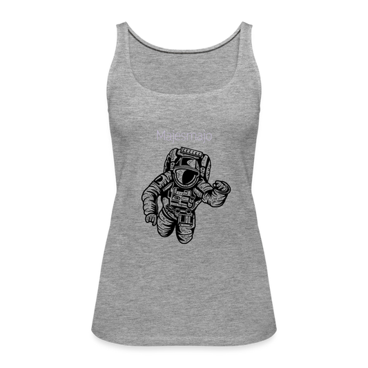 Camiseta de tirantes premium"Majesmajo astronaut" - heather grey