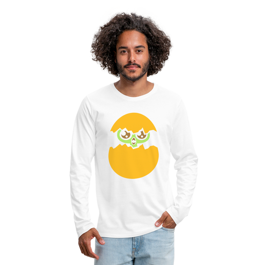 Camiseta de manga larga premium"pot of gold" - white