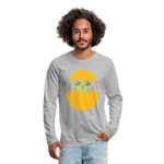 Camiseta de manga larga premium"pot of gold" - heather grey