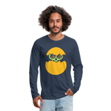 Camiseta de manga larga premium"pot of gold" - navy