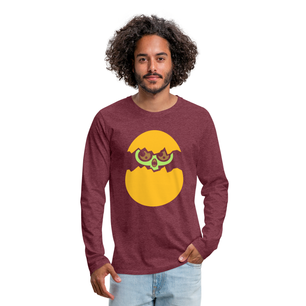 Camiseta de manga larga premium"pot of gold" - heather burgundy