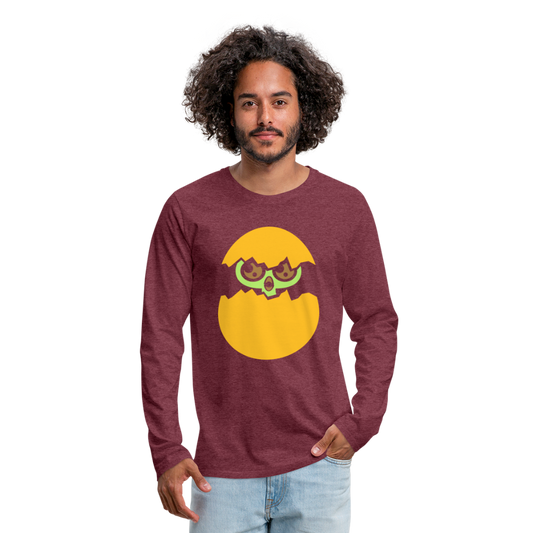 Camiseta de manga larga premium"pot of gold" - heather burgundy