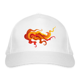 Gorra de béisbol ecológica"Fire Storm" - white