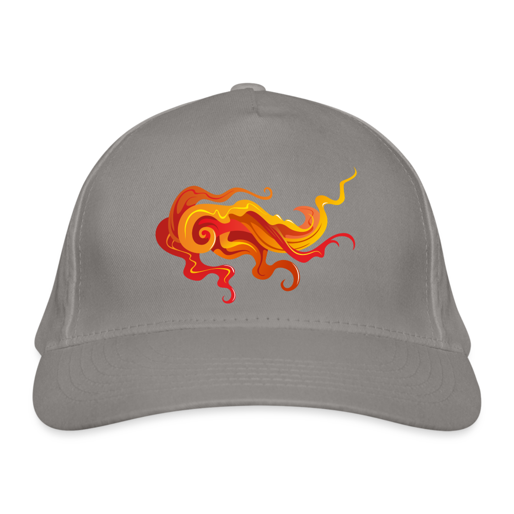 Gorra de béisbol ecológica"Fire Storm" - light grey