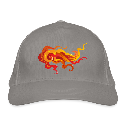 Gorra de béisbol ecológica"Fire Storm" - light grey