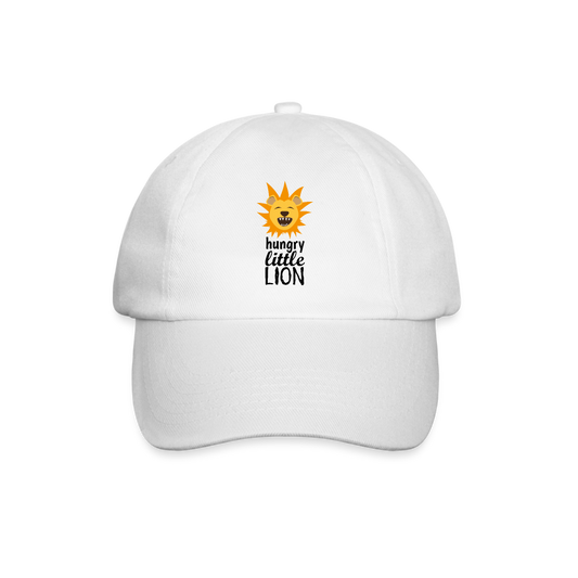 Gorra béisbol"hungry little lion" - white/white