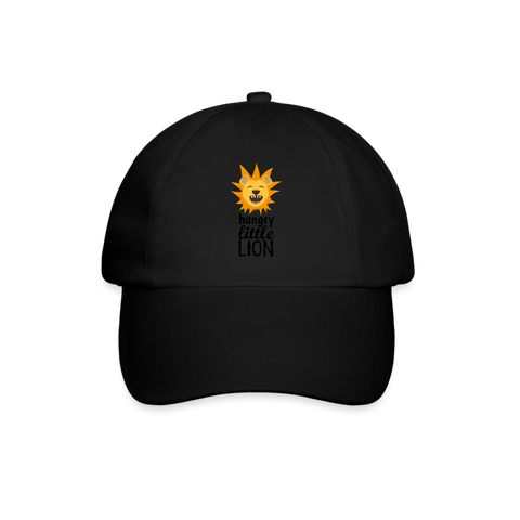 Gorra béisbol"hungry little lion" - black/black