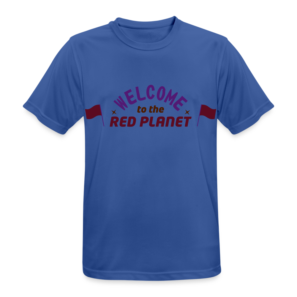 Camiseta  transpirable"Welcome To The Red Planet" - royal blue