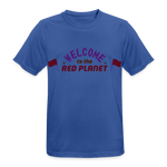 Camiseta  transpirable"Welcome To The Red Planet" - royal blue