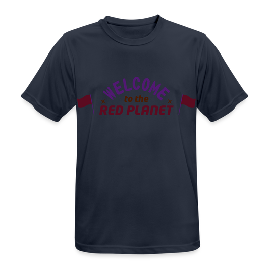 Camiseta  transpirable"Welcome To The Red Planet" - dark navy