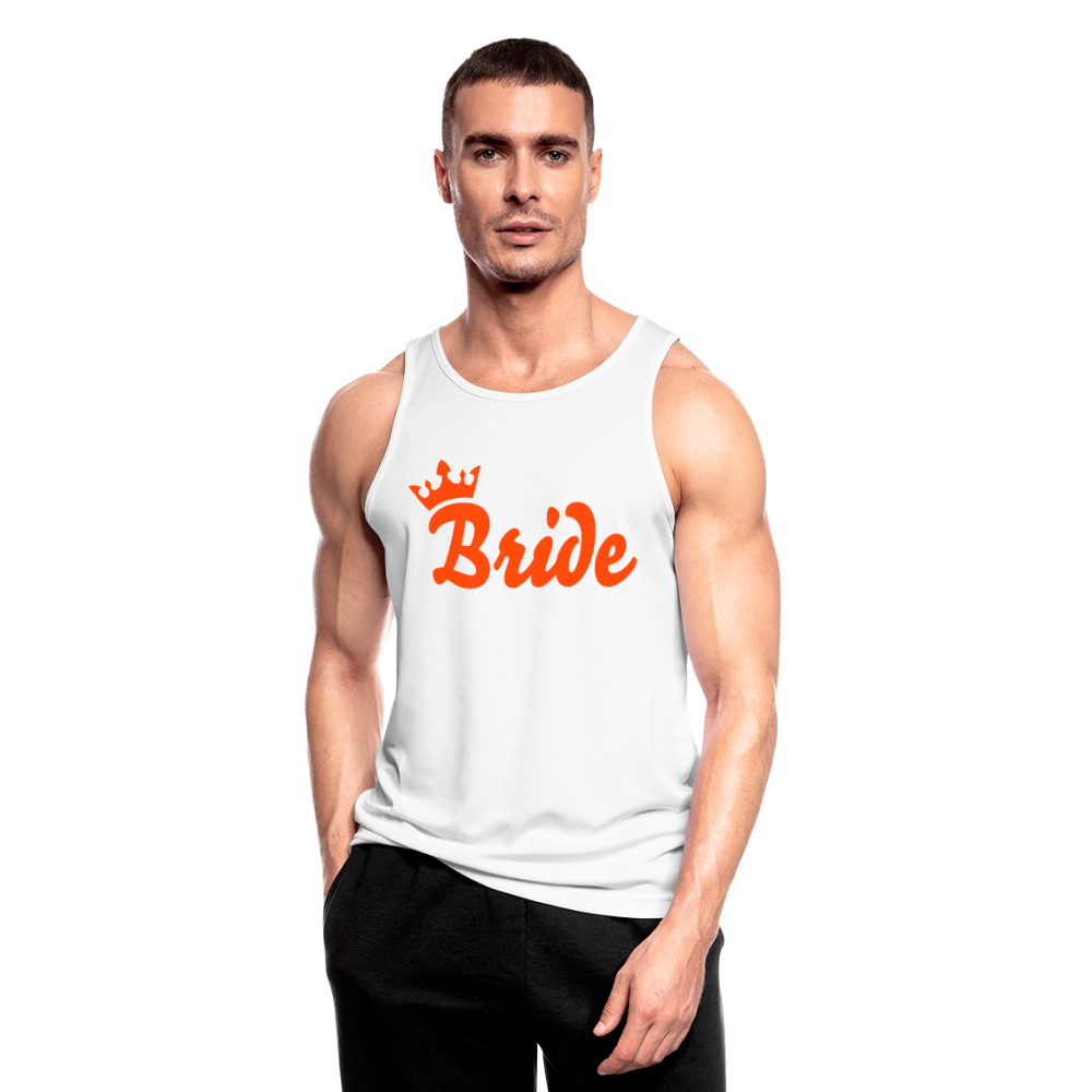 Camiseta sin mangas transpirable"bride" - white