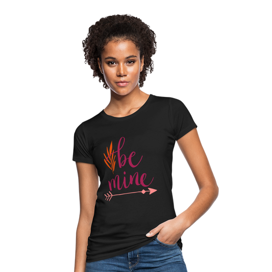 Camiseta ecológica"Be Mine" - black