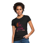 Camiseta ecológica"Be Mine" - black