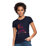 Camiseta ecológica"Be Mine" - navy