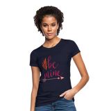 Camiseta ecológica"Be Mine" - navy