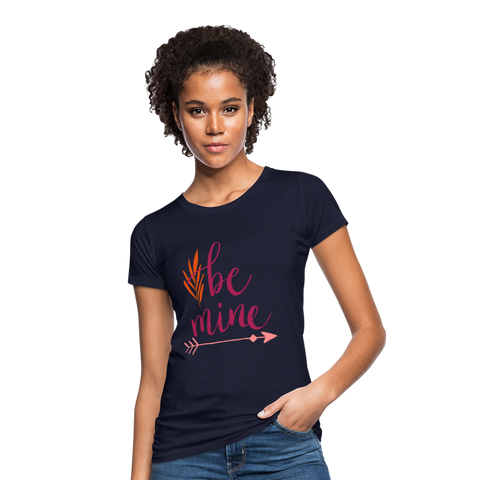 Camiseta ecológica"Be Mine" - navy