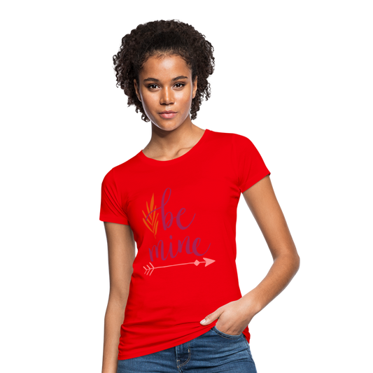 Camiseta ecológica"Be Mine" - red
