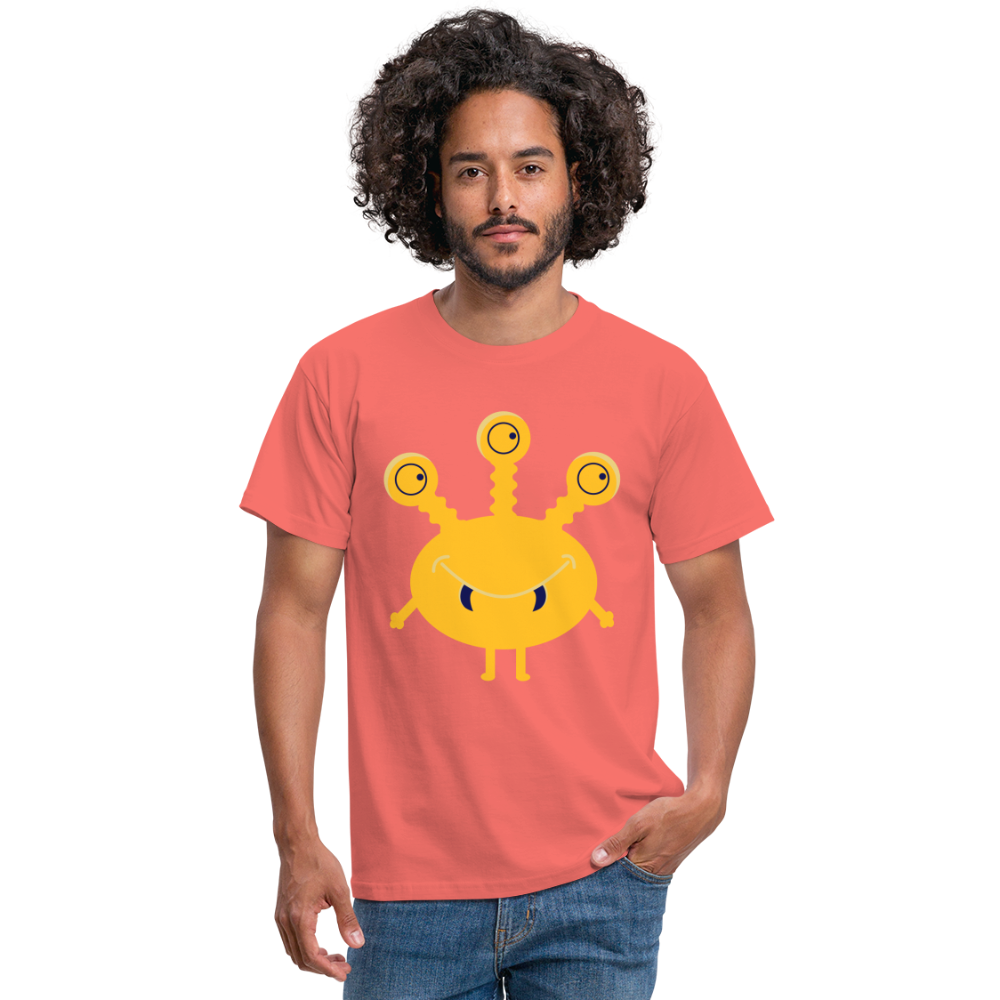 Camiseta"Monster" - coral