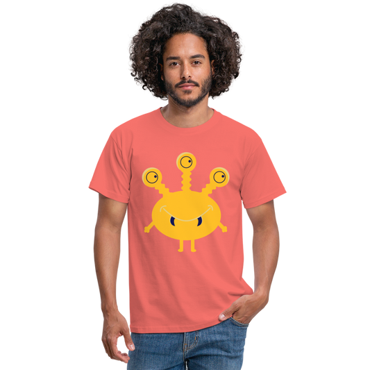 Camiseta"Monster" - coral