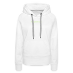 Sudadera con capucha premium"Teddy" - white