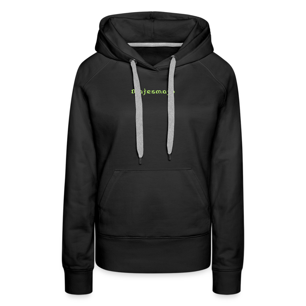 Sudadera con capucha premium"Teddy" - black