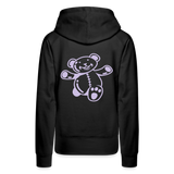 Sudadera con capucha premium"Teddy" - black