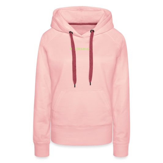 Sudadera con capucha premium"Teddy" - crystal pink