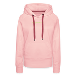 Sudadera con capucha premium"Teddy" - crystal pink