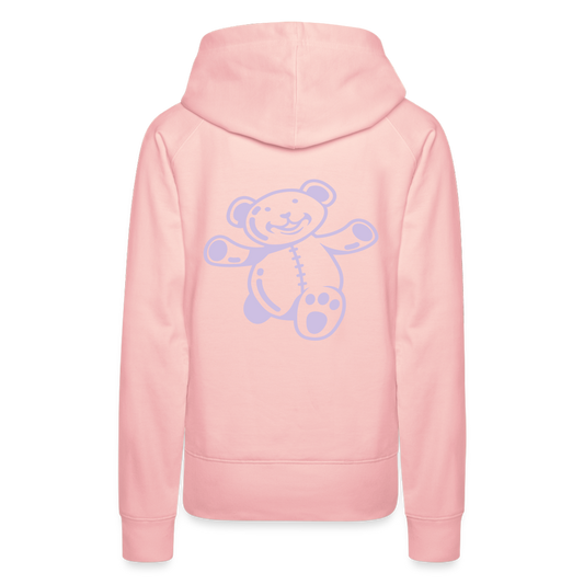 Sudadera con capucha premium"Teddy" - crystal pink