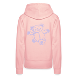 Sudadera con capucha premium"Teddy" - crystal pink