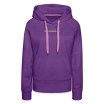 Sudadera con capucha premium"Teddy" - purple