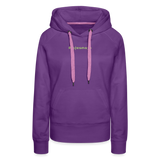 Sudadera con capucha premium"Teddy" - purple