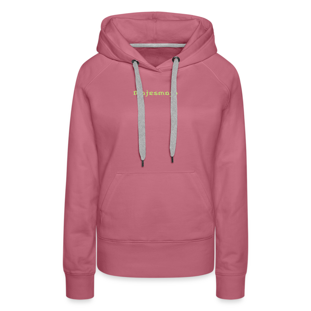 Sudadera con capucha premium"Teddy" - mauve