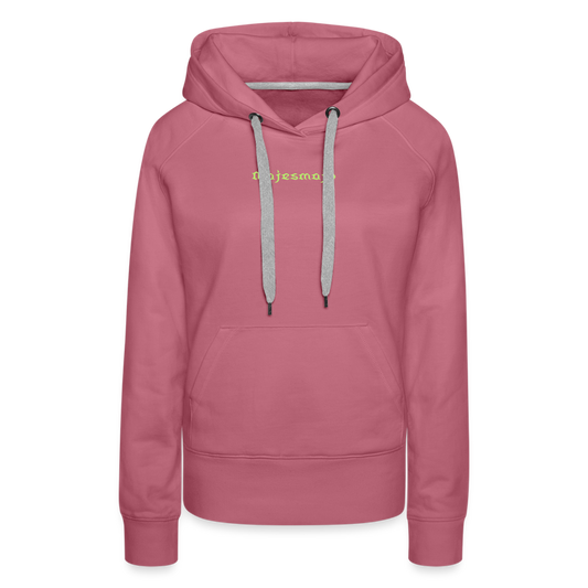 Sudadera con capucha premium"Teddy" - mauve