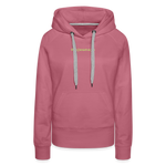 Sudadera con capucha premium"Teddy" - mauve