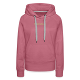 Sudadera con capucha premium"Teddy" - mauve