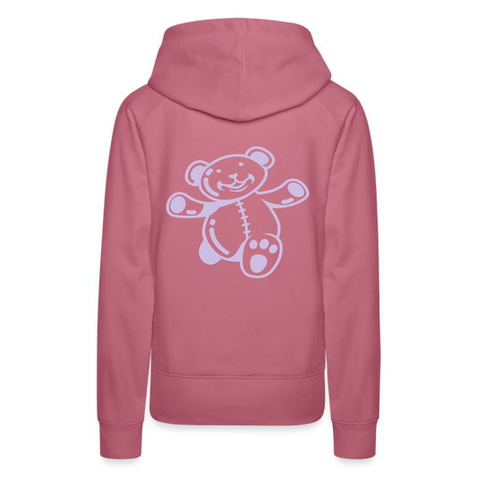 Sudadera con capucha premium"Teddy" - mauve