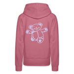 Sudadera con capucha premium"Teddy" - mauve