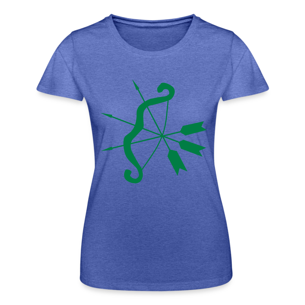 Camiseta de Fruit of the Loom"cupid bow" - heather blue