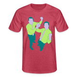 Camiseta de Fruit of the Loom"Business Team" - heather red