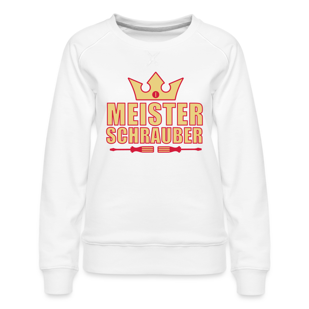Sudadera premium"meister schrauber" - white