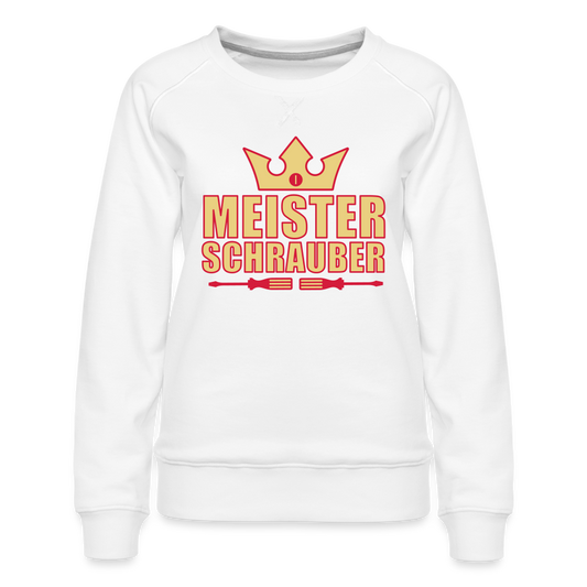 Sudadera premium"meister schrauber" - white