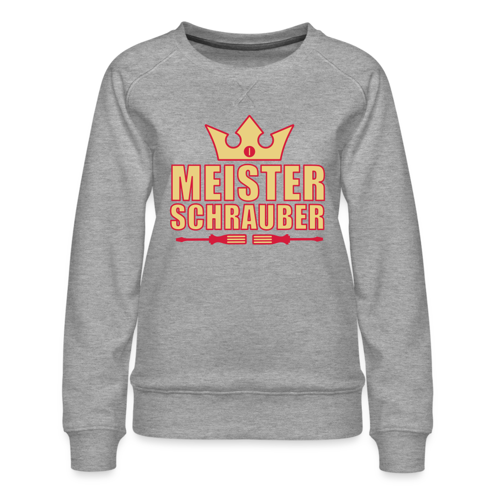 Sudadera premium"meister schrauber" - heather grey
