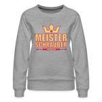 Sudadera premium"meister schrauber" - heather grey